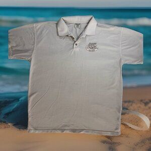 Vintage Jimmy Buffett Polo Shirt Men XL Margaritaville KEY WEST 1985 Embroidered